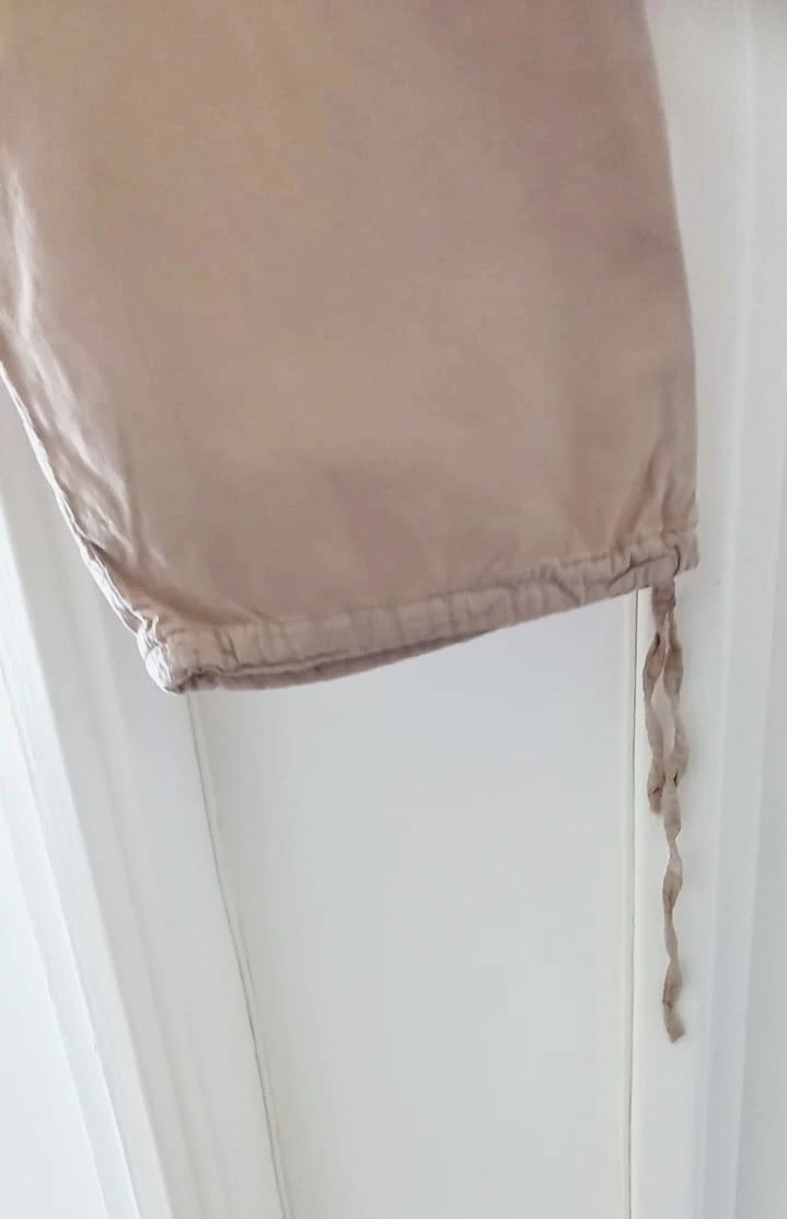 calça leve tamanho G bege 100% algodão NOVO – photo 3